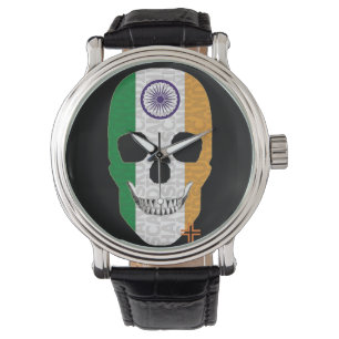 HANDSKULL India watch Herrleder B2 Armbanduhr
