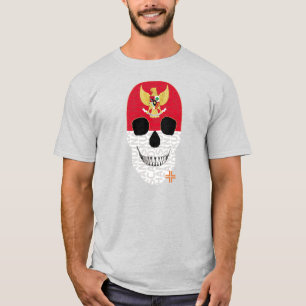 HANDSKULL Indonesischer T - Shirt B2