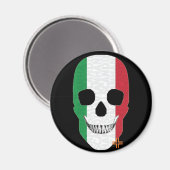 HANDSKULL Italien Rundmagnet B2 Magnet (Vorderseite/Rückseite)