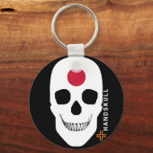HANDSKULL Japan, glücklicher Schädel, japanische F Schlüsselanhänger (Vorderseite)