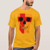 Handskull Kalmar Tank mens Short Sleeve Blue (Vorderseite)