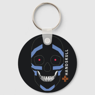 HANDSKULL-Krieger, glücklicher Schädel, Kriegerfla Schlüsselanhänger