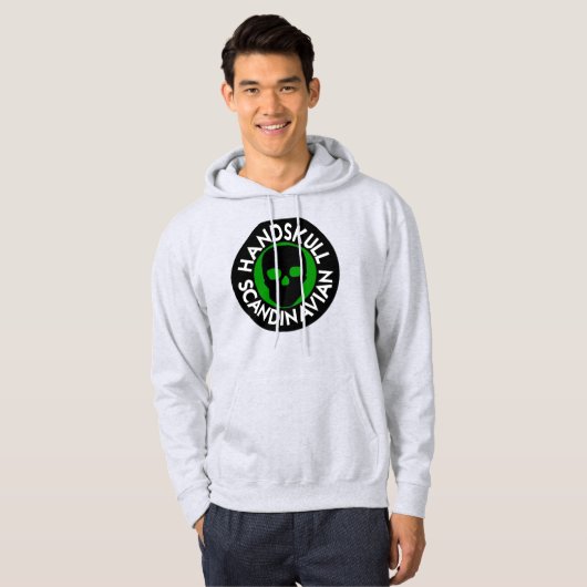 HANDSKULL LIV Forest Green Hooded Sweatshirt blau (Vorne ganz)