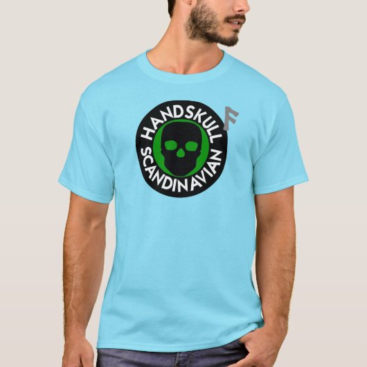 HANDSKULL LIV Forest Green T - Shirt Basic P4 (Vorderseite)