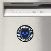 HANDSKULL LIV Sky runder Magnet P3 (In Situ (Geschirrspüler))