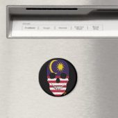 HANDSKULL Malaysia Rundmagnet B2 Magnet (In Situ (Geschirrspüler))