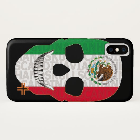 HANDSKULL Mexiko Gehäuse iPhone X B2 Case-Mate iPhone Hülle (Rückseite (Horizontal))