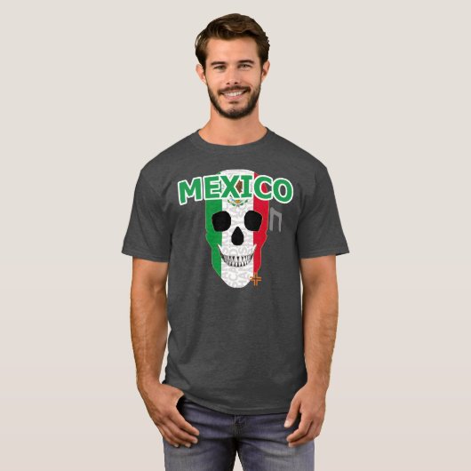 HANDSKULL Mexiko T - Shirt Basic B2 (Vorne ganz)