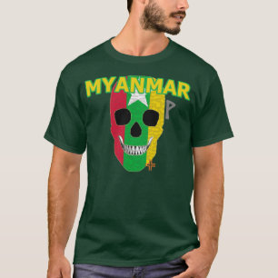 HANDSKULL Myanmar T - Shirt Basic B2