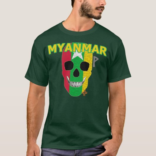 HANDSKULL Myanmar T - Shirt Basic B2 (Vorderseite)