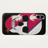 HANDSKULL Nepal Fall iPhone X B2 Case-Mate iPhone Hülle (Rückseite (Horizontal))