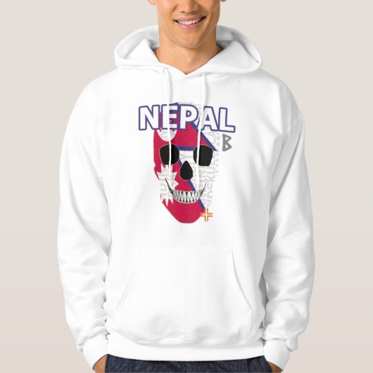 HANDSKULL Nepal Hooded Sweatshirt B2 (Vorderseite)
