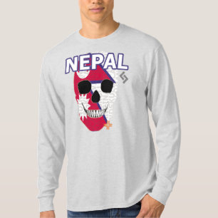 HANDSKULL Nepal Long Sleeve T - Shirt B2