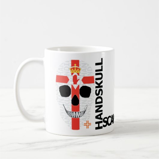 HANDSKULL Nordirland Classic Tasse O4 (Links)