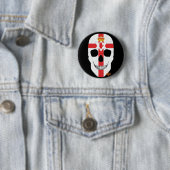 HANDSKULL Nordirland Runde Abzeichen schwarz B2 Button (Beispiel)