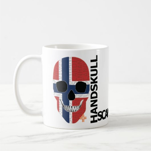 HANDSKULL Norwegen Classic Tasse O4 (Links)