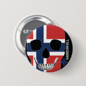 HANDSKULL Norwegen - Knopf Button (Vorne & Hinten)