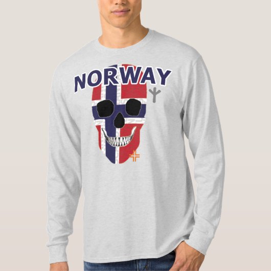 HANDSKULL Norwegen Long Sleeve T - Shirt B2 (Vorderseite)