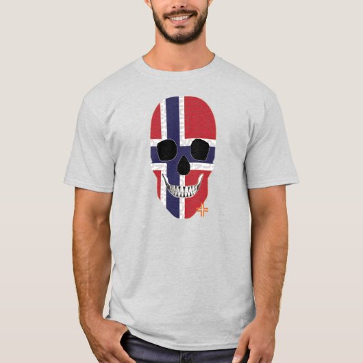 HANDSKULL Norwegen T - Shirt Basic B2 (Vorderseite)