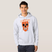 HANDSKULL Orange Hooded Sweatshirt B2 (Vorne ganz)