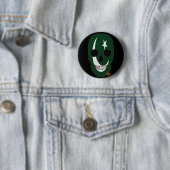 HANDSKULL Pakistan Runde Abzeichen schwarz B2 Button (Beispiel)