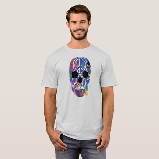 HANDSKULL Peace T - Shirt Basic B2 (Vorne ganz)