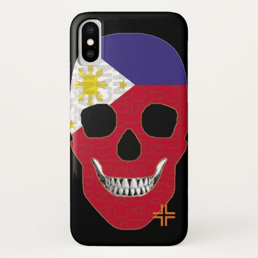 HANDSKULL Philippinen Case iPhone X B2 (Rückseite)