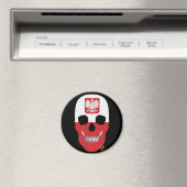 HANDSKULL Polen RundmagnetB2 Magnet (In Situ (Geschirrspüler))