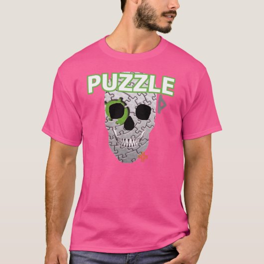 HANDSKULL Puzzle T - Shirt Basic B2 (Vorderseite)