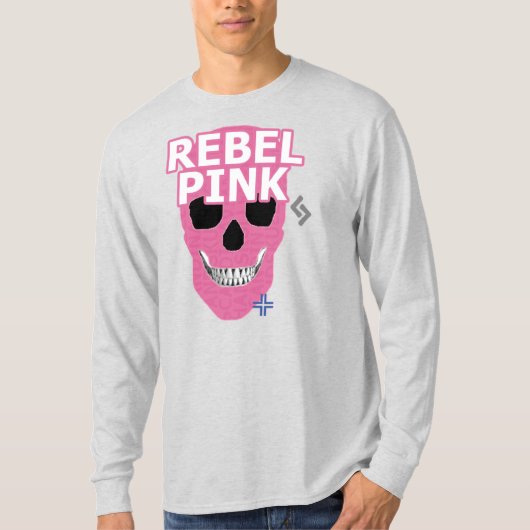 HANDSKULL Rebel Pink Long Sleeve T - Shirt B2 (Vorderseite)