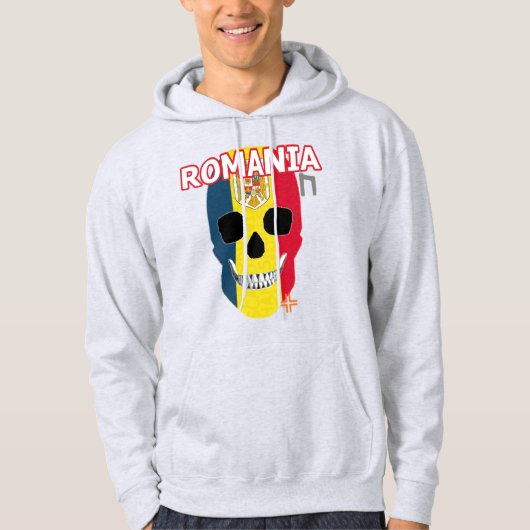 HANDSKULL Rumänien Hooded Sweatshirt B2 (Vorderseite)