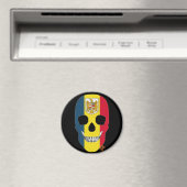 HANDSKULL Rumänien Rundmagnet B2 Magnet (In Situ (Geschirrspüler))