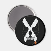 HANDSKULL Rundmagnet B2 Magnet (Vorderseite/Rückseite)