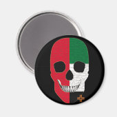 HANDSKULL Rundmagnet B2 Magnet (Vorderseite/Rückseite)