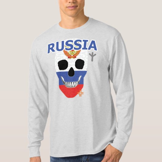 HANDSKULL Russian Long Sleeve T - Shirt B2 (Vorderseite)
