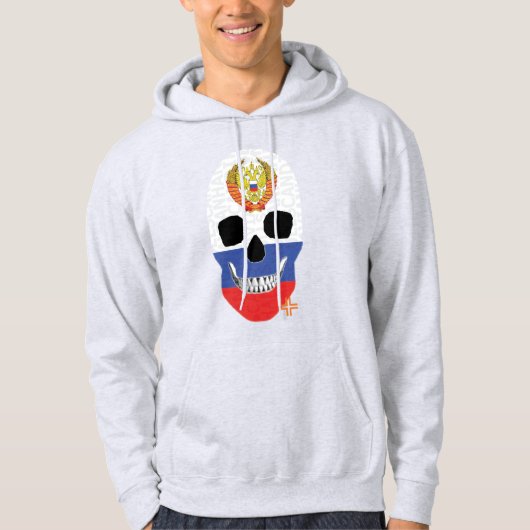 HANDSKULL Russisch Hooded Sweatshirt B2 (Vorderseite)