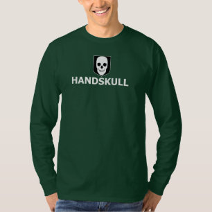 HANDSKULL Schweden - Grundlegende Langschläfenflag T-Shirt