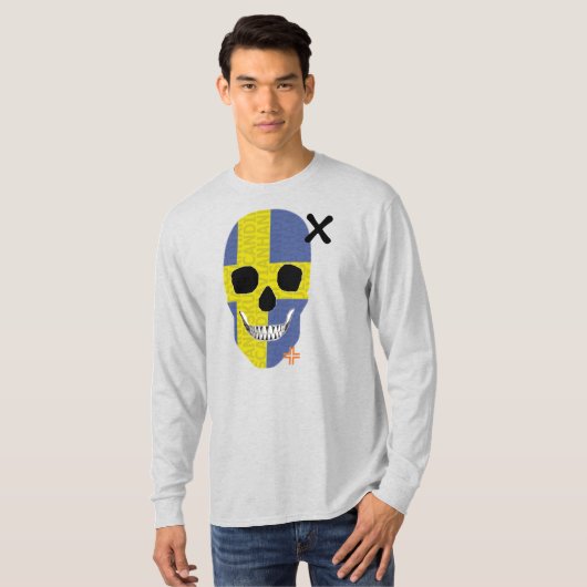 HANDSKULL Schweden Long Sleeve T - Shirt B2 (Vorne ganz)