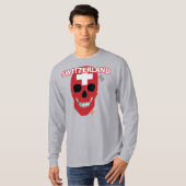 HANDSKULL Schweiz Langschläfer T - Shirt B2 (Vorne ganz)