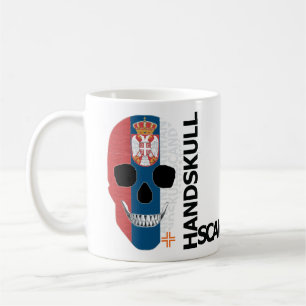 HANDSKULL Serbien Klassische Tasse O4