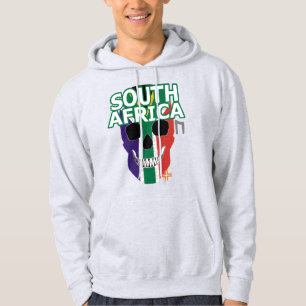 HANDSKULL Südafrika Hooded Sweatshirt B2