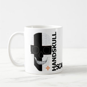 HANDSKULL Svart Kors Classic Tasse O4