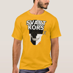 HANDSKULL Svart Kors T - Shirt B2