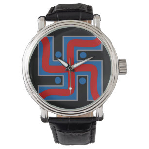 HANDSKULL Swastika Borg Uhr Hindu viel Glück S7