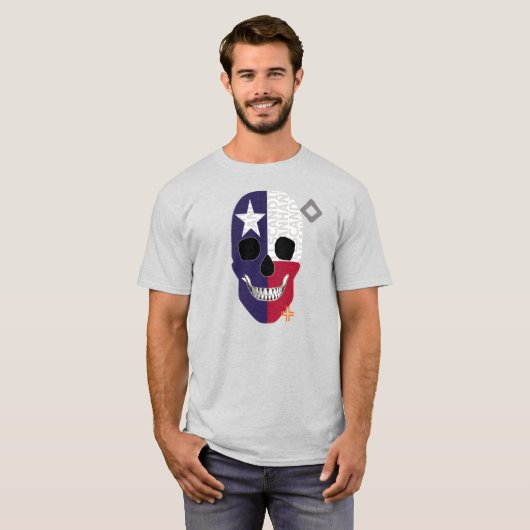 HANDSKULL Texas T - Shirt Basic B2 (Vorne ganz)