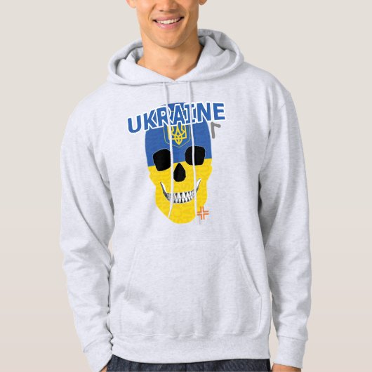 HANDSKULL Ukraine Hooded Sweatshirt B2 (Vorderseite)