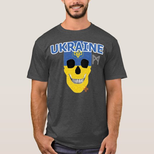 HANDSKULL Ukraine T - Shirt B2 (Vorderseite)