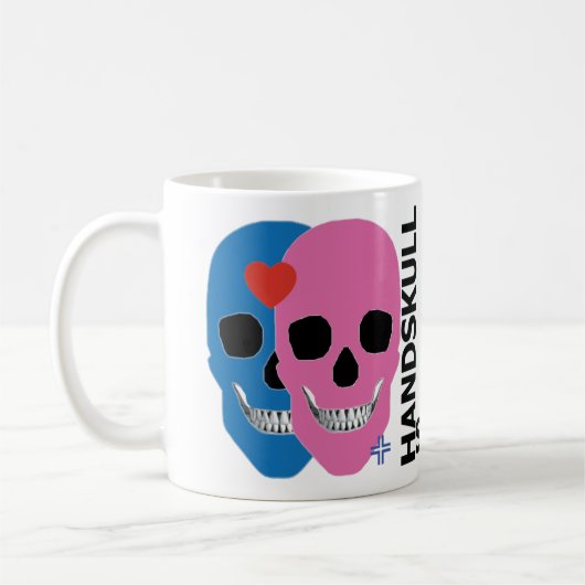 HANDSKULL Valentine Classic Tasse O4 (Links)