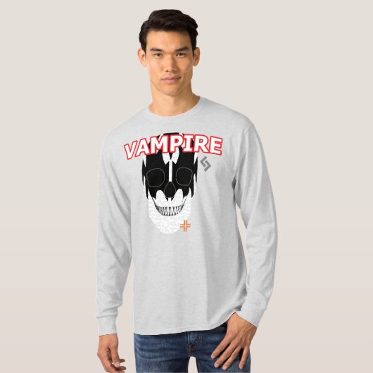 HANDSKULL Vampire Long Sleeve T - Shirt B2 (Vorne ganz)