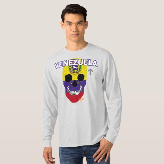 HANDSKULL Venezuela Long Sleeve T - Shirt B2 (Vorne ganz)